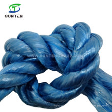 3 Strand Twisted/Twist Blue PP/Polypropylene Splitfilm/Split Film Rope for Agricultural Packing